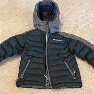 Columbia Two-Tone Hooded Puffer Jacket